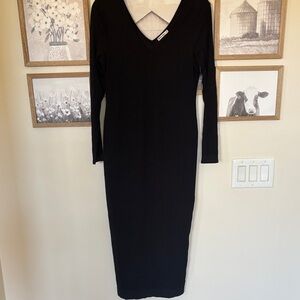 Marine Layer Black Long Sleeve Dress